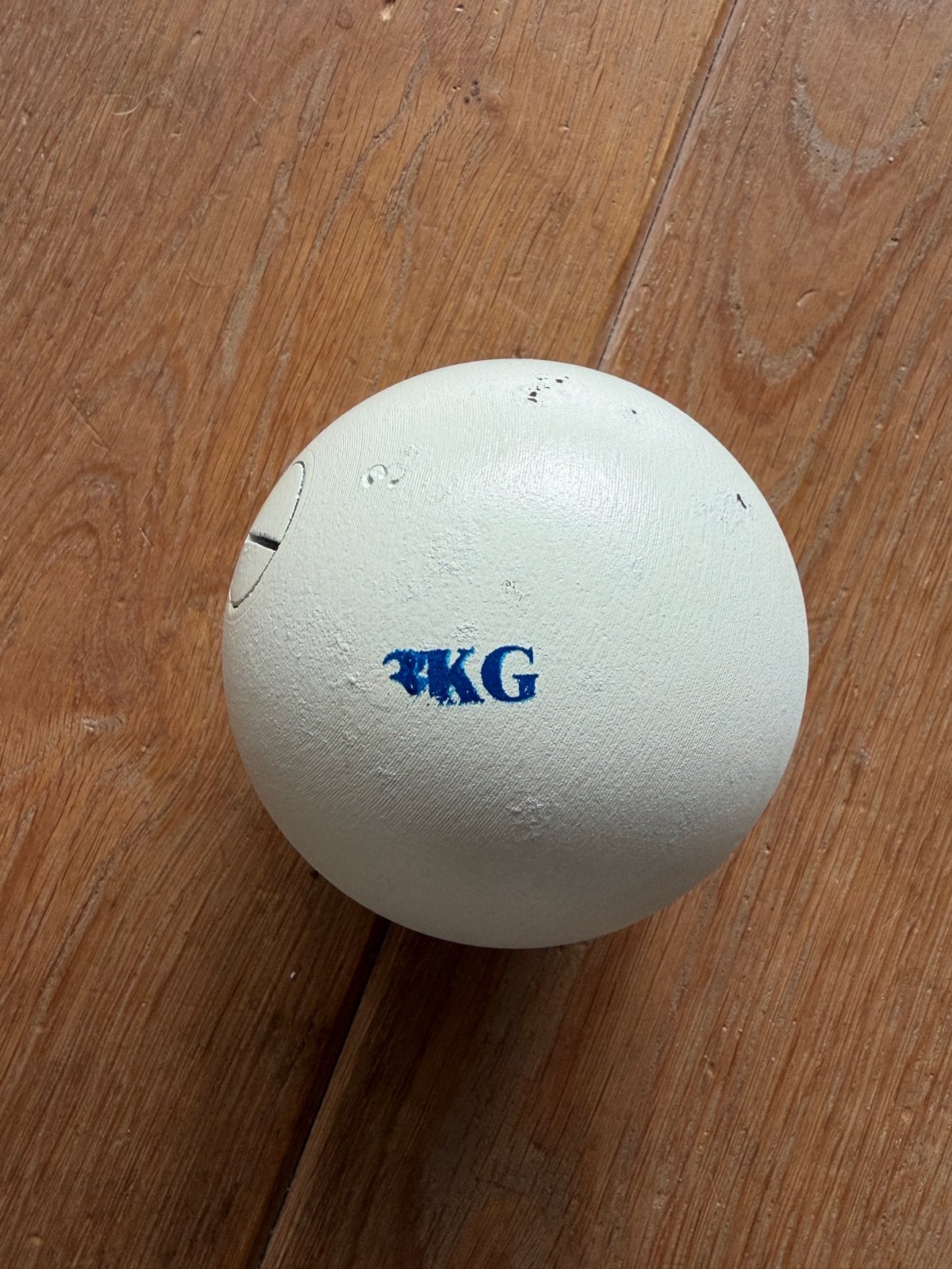 Kogelstootkogel atletiek 3kg - Zo goed als nieuw, Sport en Fitness, Loopsport en Atletiek, Ophalen, Zo goed als nieuw, Overige typen