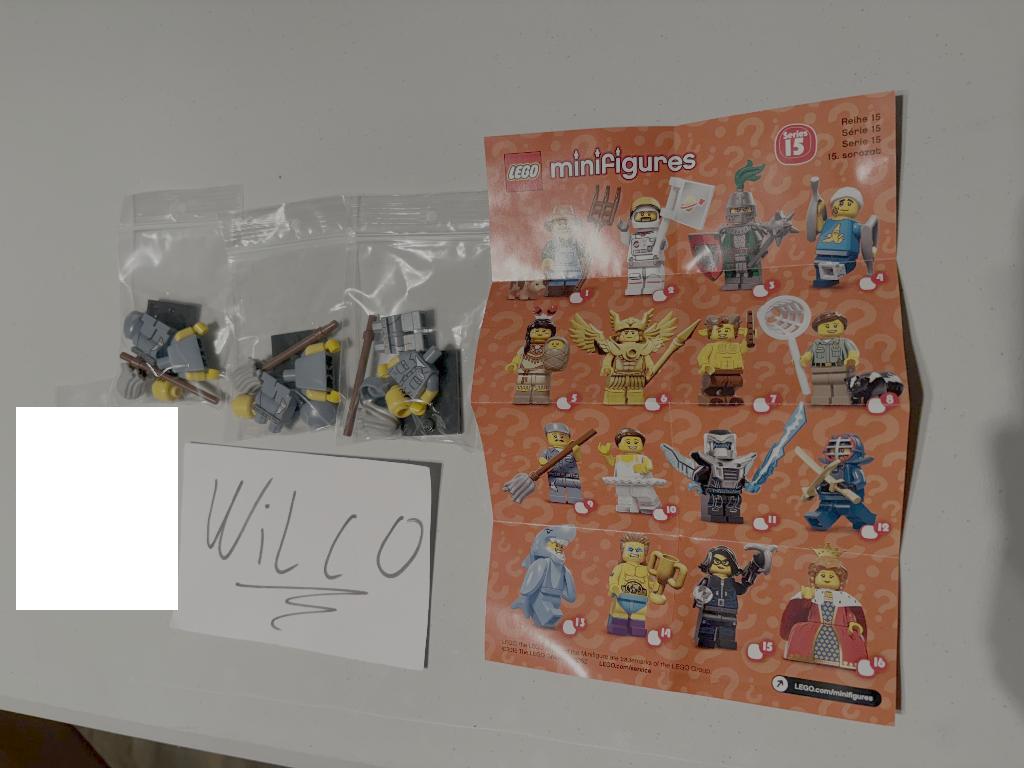 LEGO col15-9 - Janitor, Series 15, Ophalen of Verzenden, Zo goed als nieuw, Complete set, Lego
