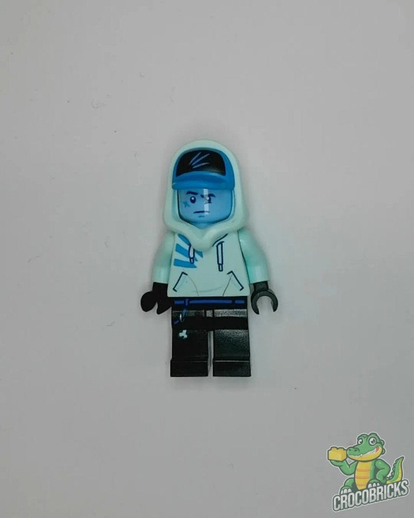 LEGO Hidden Side hs031 Jack Davids - Light Aqua Hoodie with, Gebruikt, Overige thema's, Verzenden, Lego