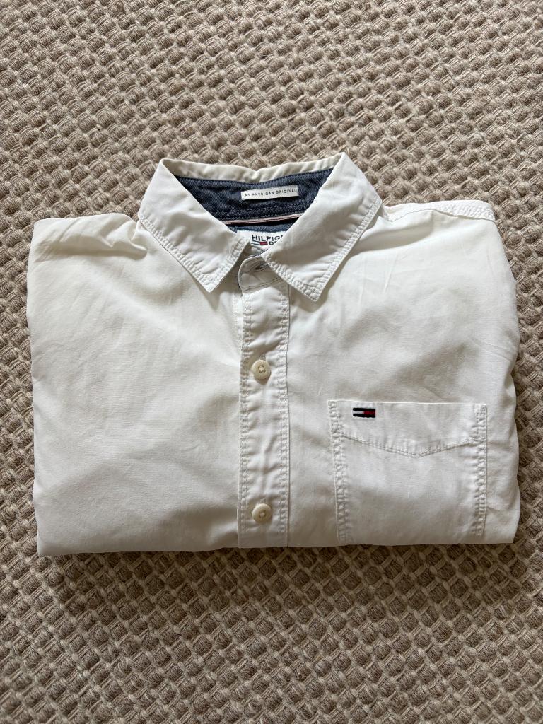Blouse Tommy Hilfiger, Halswijdte 38 (S) of kleiner, Wit, Tommy Hilfiger, Ophalen of Verzenden
