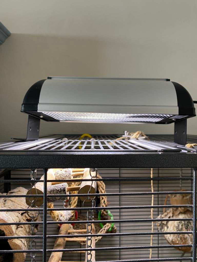 Warmte lamp voor vogels en reptielen, Ophalen, Zo goed als nieuw, Kooi-accessoires