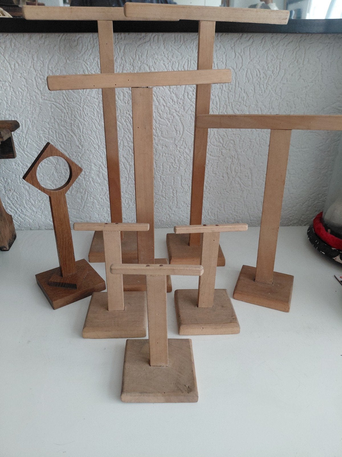 Houten displays, Ophalen of Verzenden