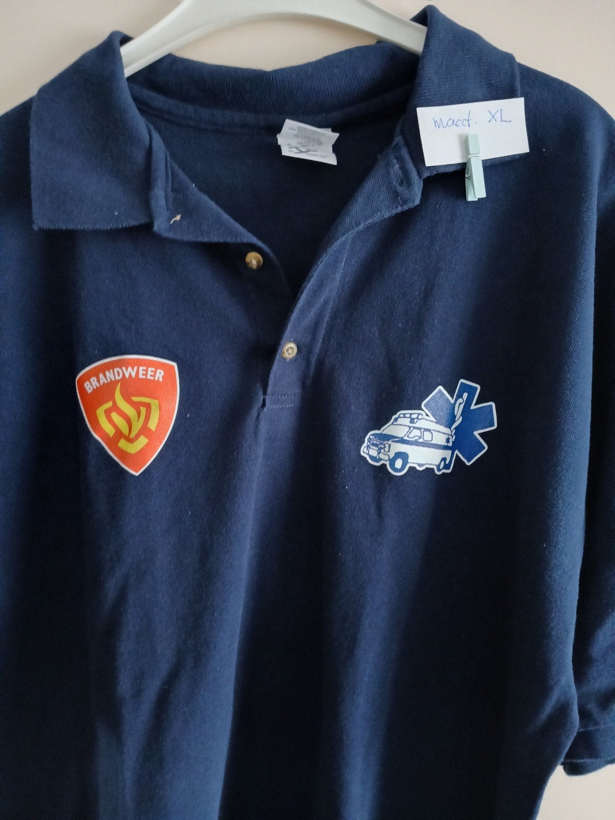 Polo Brandweer/GGD - Nieuw, Maat XL, Ophalen of Verzenden, Nieuw, Maat 56/58 (XL), Blauw