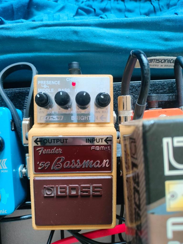 Boss FBM-1 Fender '59 Bassman pedaal, Ophalen of Verzenden, Zo goed als nieuw, Distortion, Overdrive of Fuzz