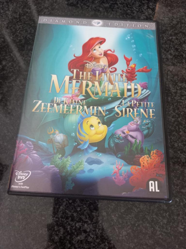 Dvd disney de kleine zeemeermin, Cd's en Dvd's, Alle leeftijden, Ophalen of Verzenden, Zo goed als nieuw