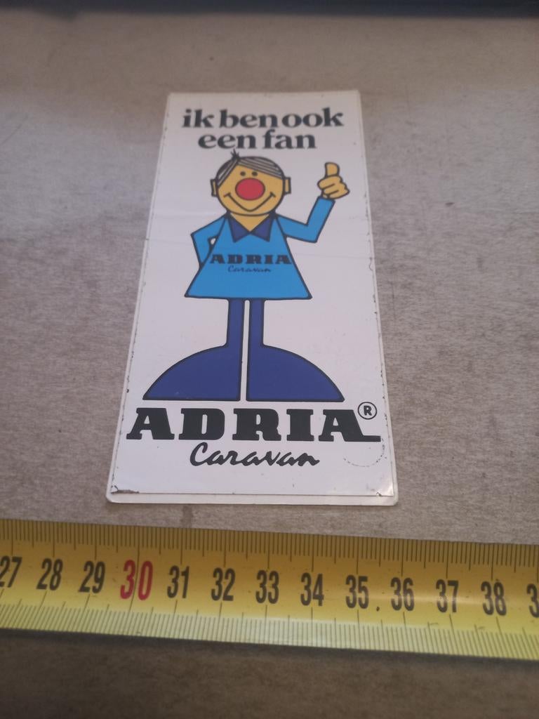 Ik ben ook een fan adria caravan, Ophalen of Verzenden, Zo goed als nieuw