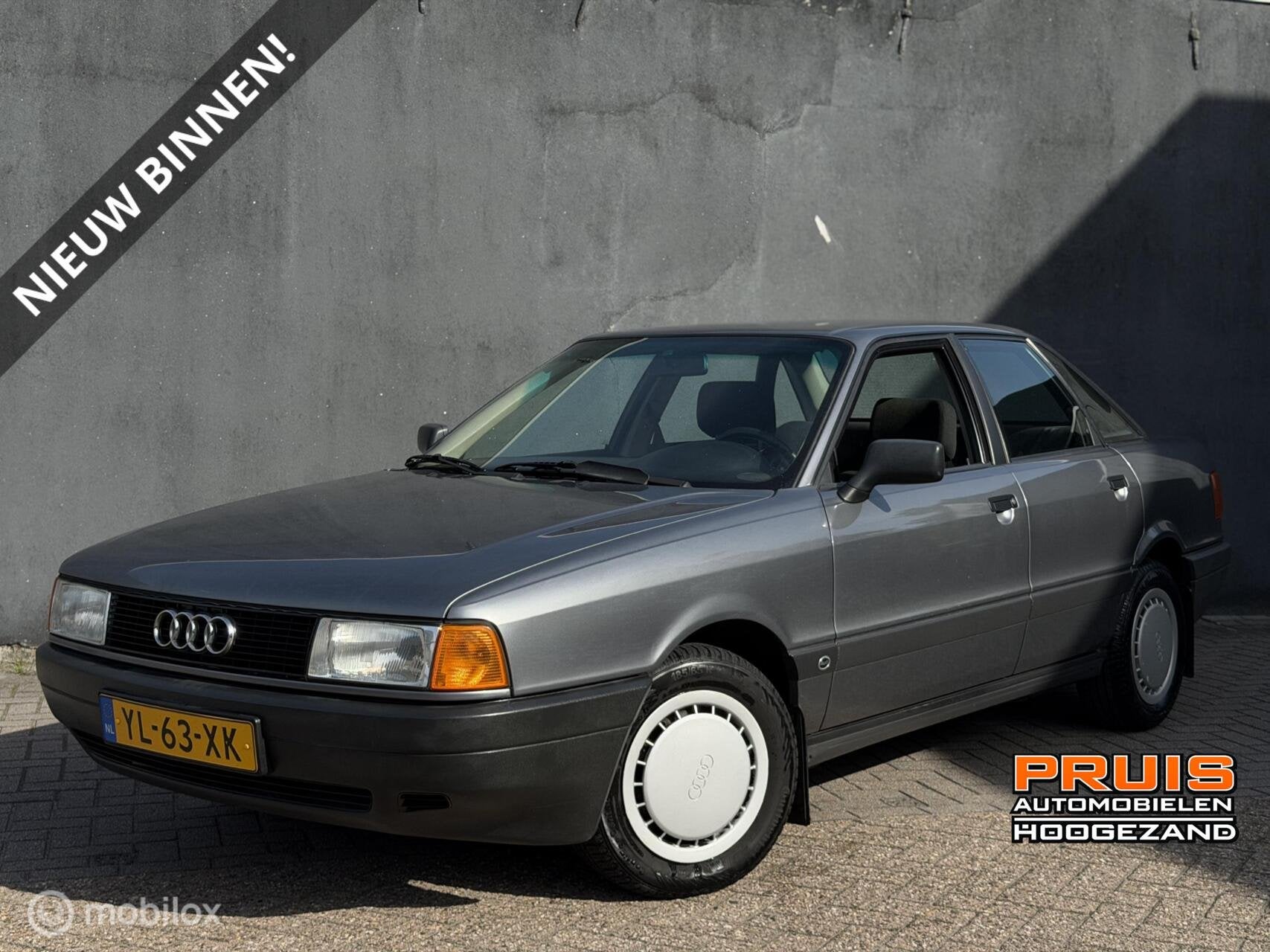 Audi 80 1.8 S -GEEN ROEST- *UITMUNTENDE STAAT*, Voorwielaandrijving, Gebruikt, 4 cilinders, Origineel Nederlands