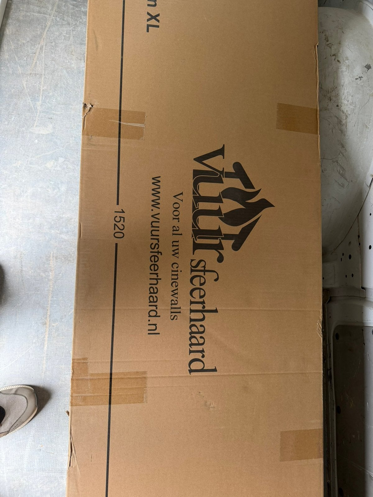 Te koop sfeerhaard 152 cm met verwarming, Ophalen, Nieuw, Inbouwhaard, Elektrische haard