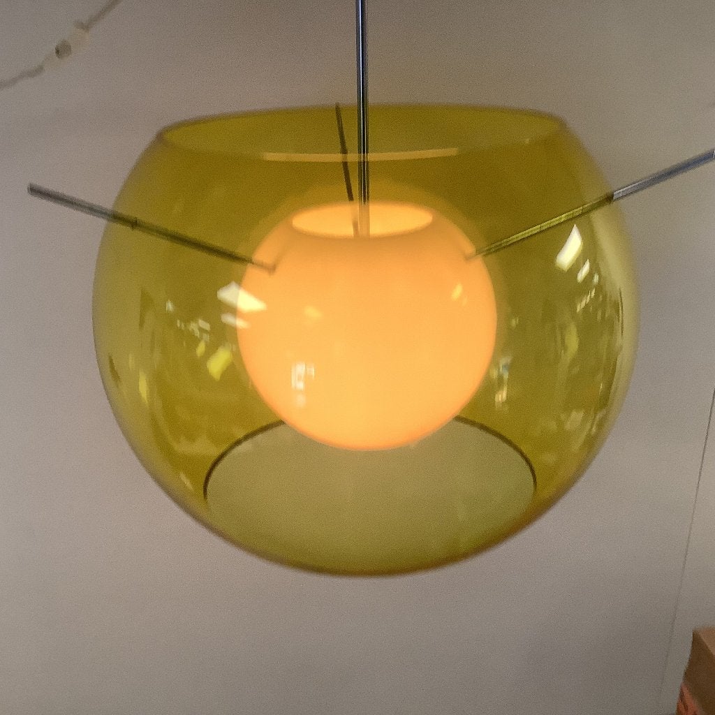 Rossetti bolla hanglamp - Space age - Spoetnik, Ophalen of Verzenden, Zo goed als nieuw, Kunststof