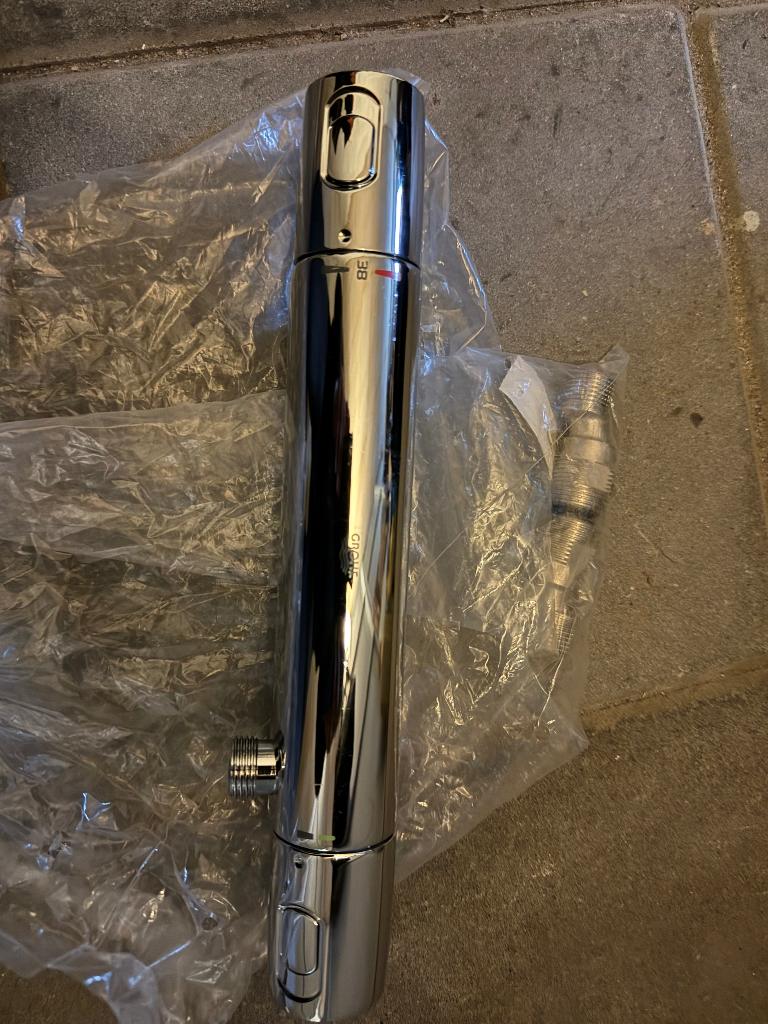 Grohe thermostaatkraan, Ophalen, Nieuw, Chroom, Douche