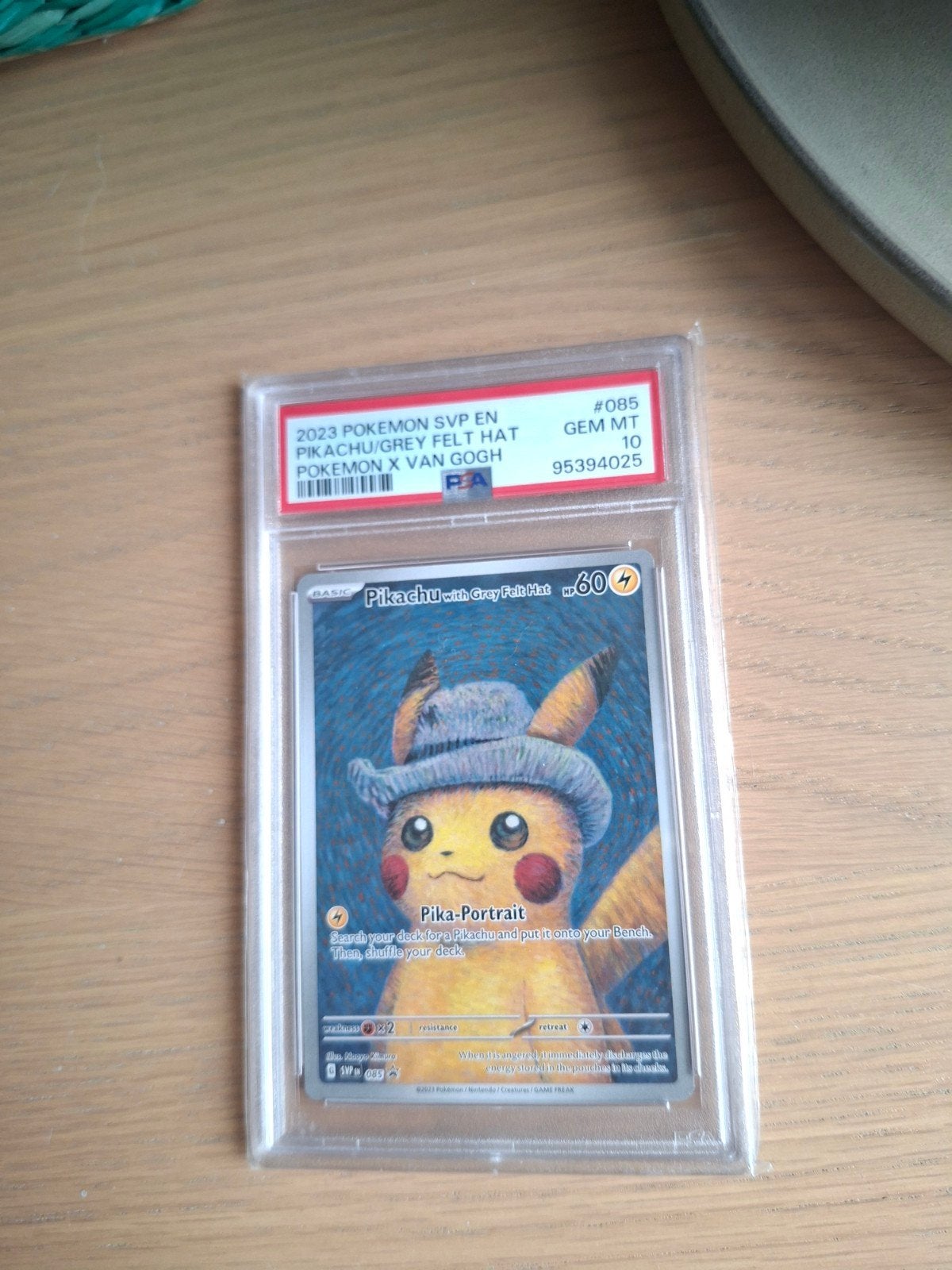 Pikachu with grey felt hat psa 10, Ophalen, Zo goed als nieuw