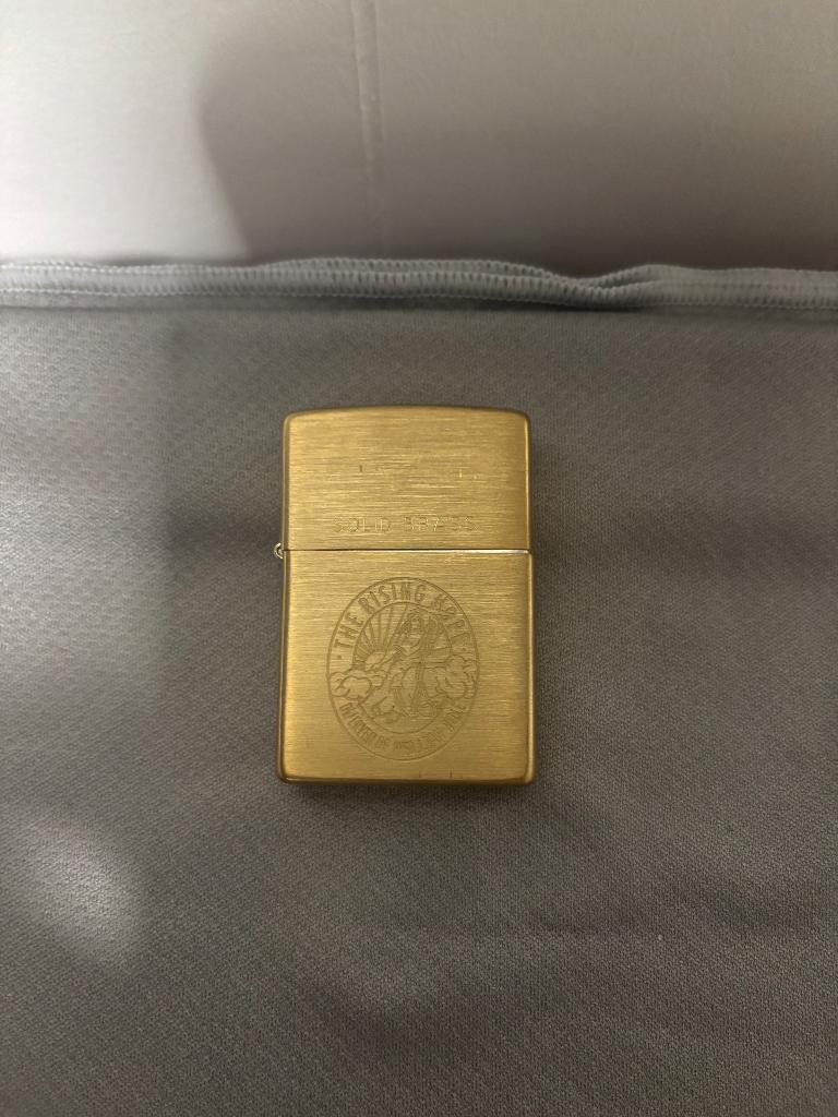 Brass ZIPPO lighter, Ophalen, Zo goed als nieuw, Aansteker