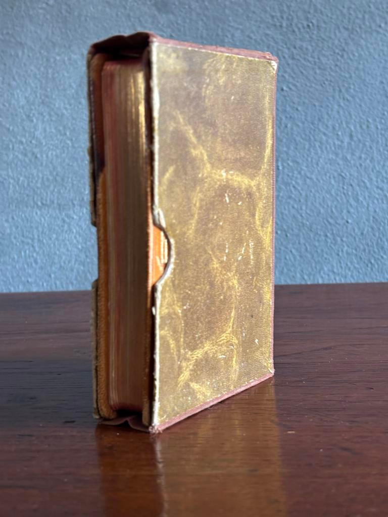 Luxe Zakbijbel 1959 - Goud op Snee & Origineel Foedraal, Antiek en Kunst, Ophalen of Verzenden
