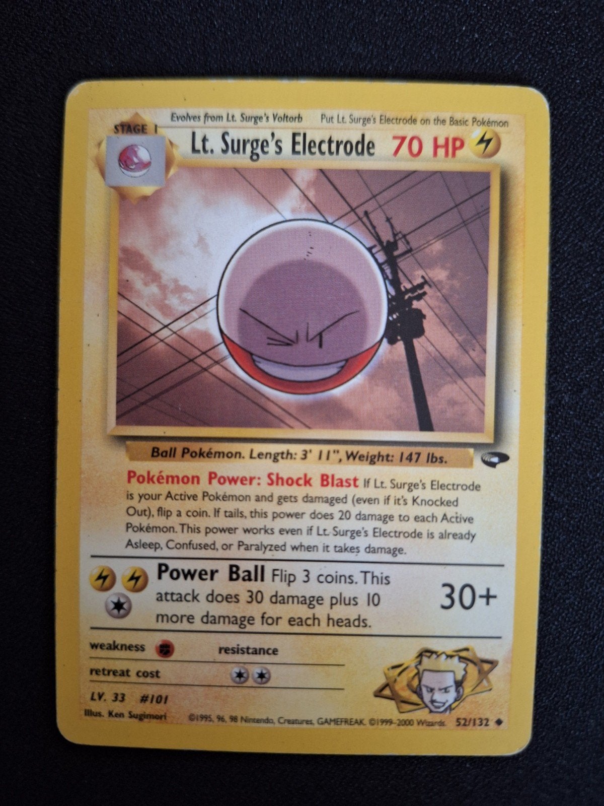Lt. surge's electrode - gym challenge, Ophalen of Verzenden