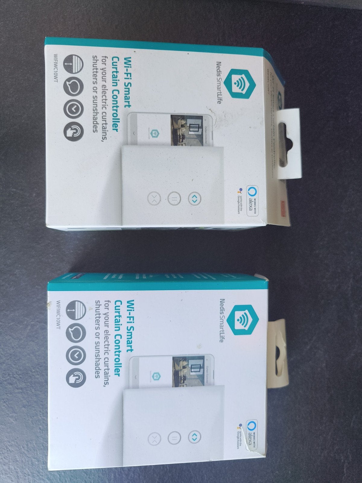 Nedis SmartLife Wi-Fi Smart Rolluik Controller (2 stuks), Doe-het-zelf en Verbouw, Elektra en Kabels, Ophalen of Verzenden, Nieuw
