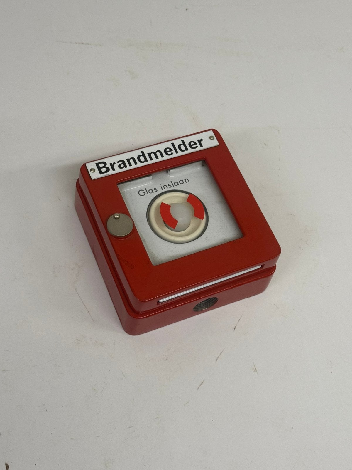 Retro vintage brandmelder brand melder schakelaar deurbel, Ophalen of Verzenden, Zo goed als nieuw