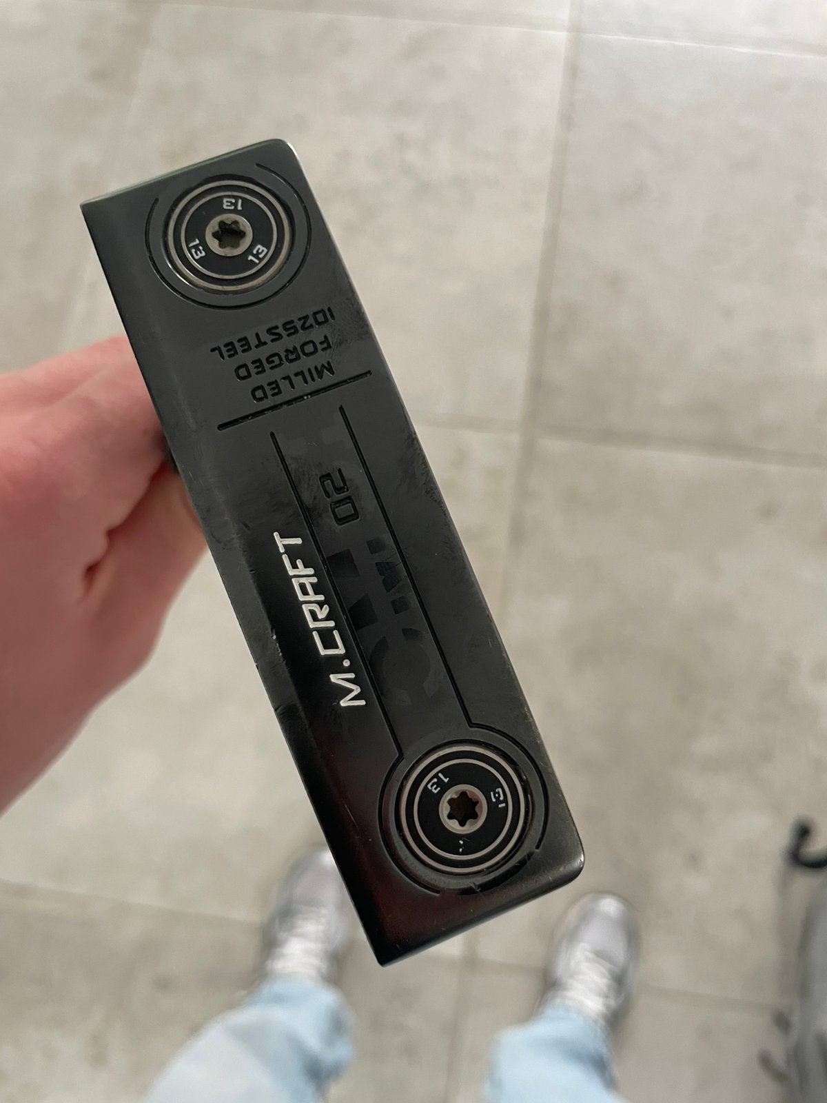 Mizuno OMOI 02 black putter, Ophalen of Verzenden, Zo goed als nieuw, Club, Mizuno