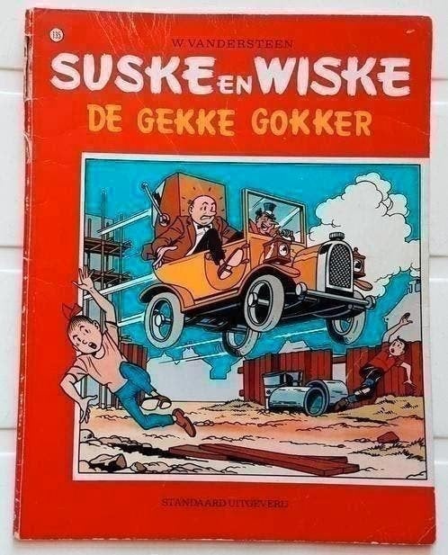 Suske en Wiske 135 De gekke gokker - Willy Vandersteen 1976, Eén stripboek, Ophalen of Verzenden, Gelezen
