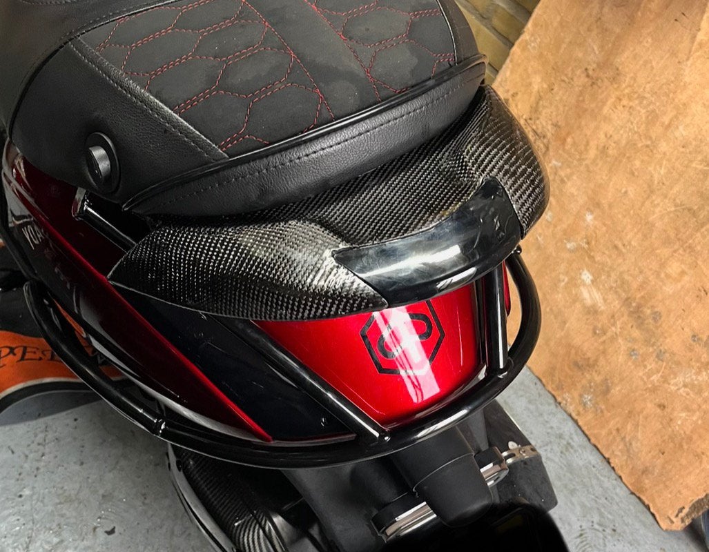 Zip carbon achterspoiler, Ophalen of Verzenden