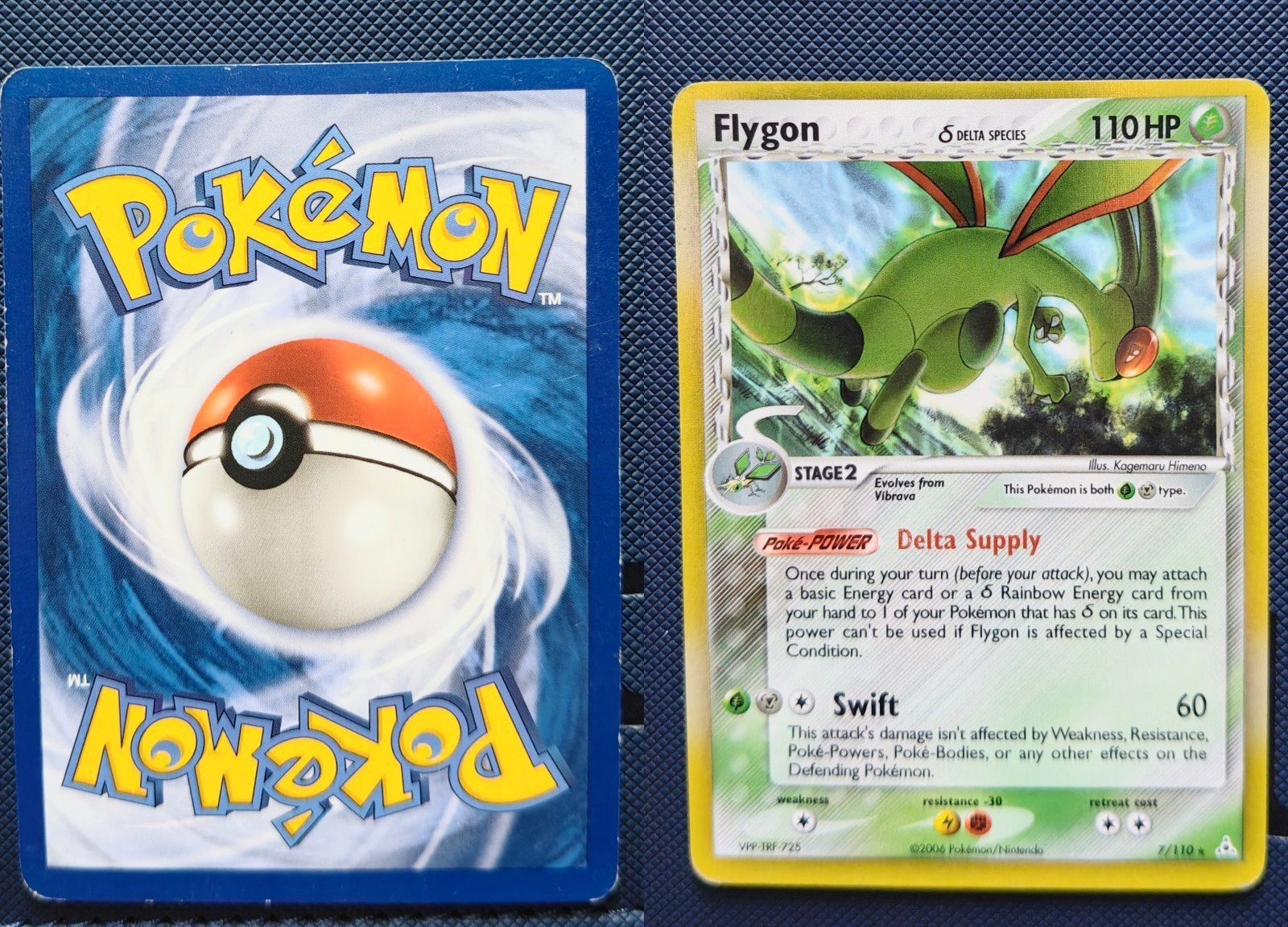 Pokémon Kaart Flygon Delta Species 110 HP, Ophalen of Verzenden, Gebruikt, Losse kaart