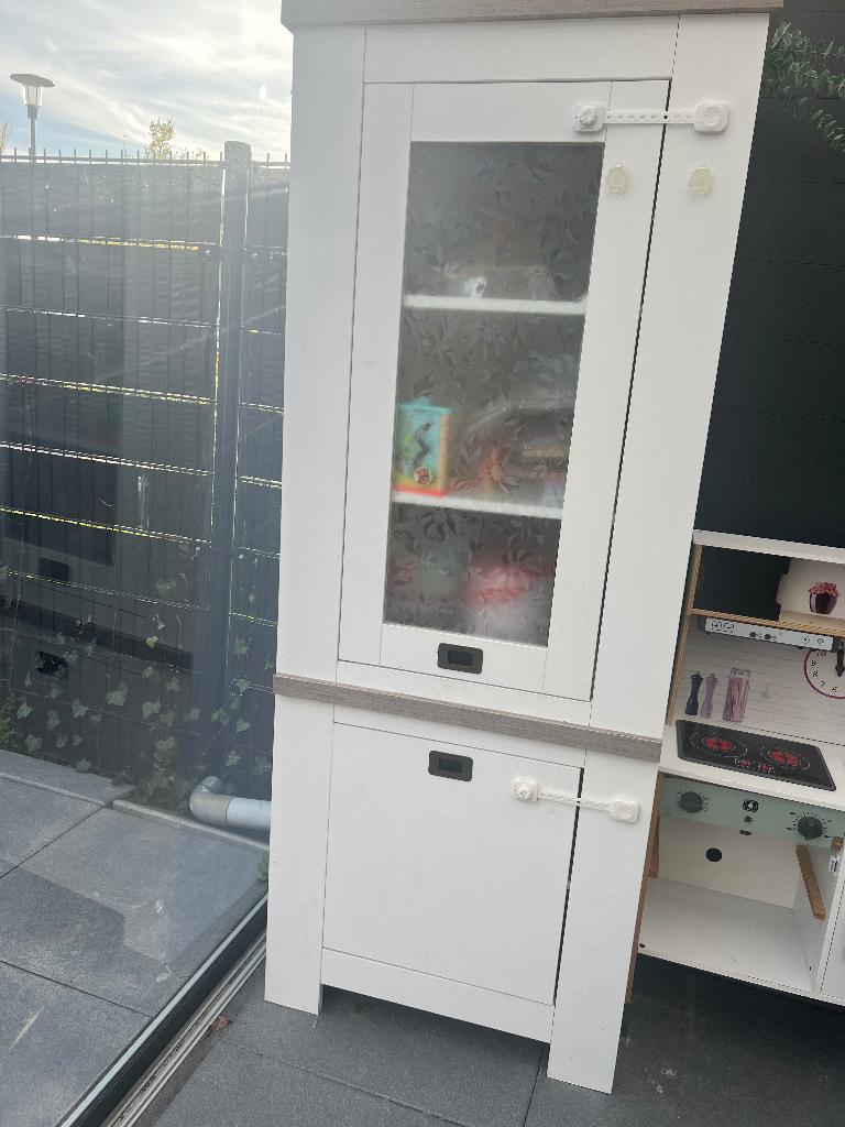 Kast, Ophalen, Eikenhout, 25 tot 50 cm, Gebruikt