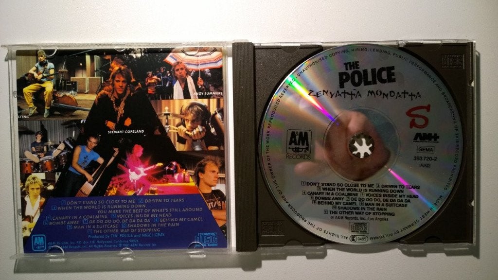 The Police - Zenyatta Mondatta, Cd's en Dvd's, Ophalen of Verzenden, Zo goed als nieuw, Pop, Album