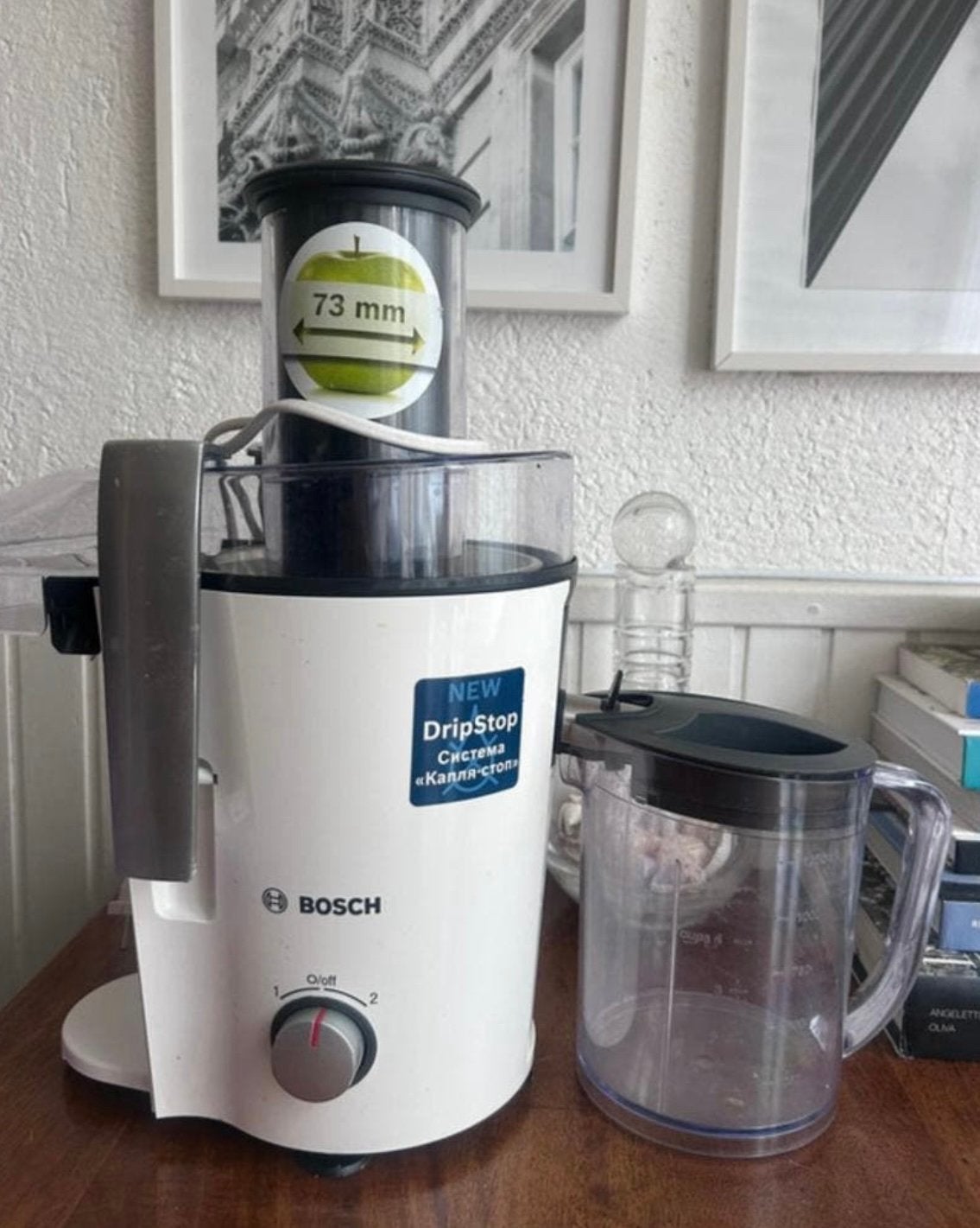 Bosch sapcentrifuge, Ophalen of Verzenden, Zo goed als nieuw, Sapcentrifuge