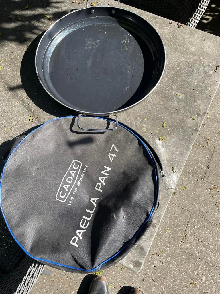 Cadac Paella Pan 47 met draagtas, Ophalen of Verzenden, Gebruikt, Met accessoires
