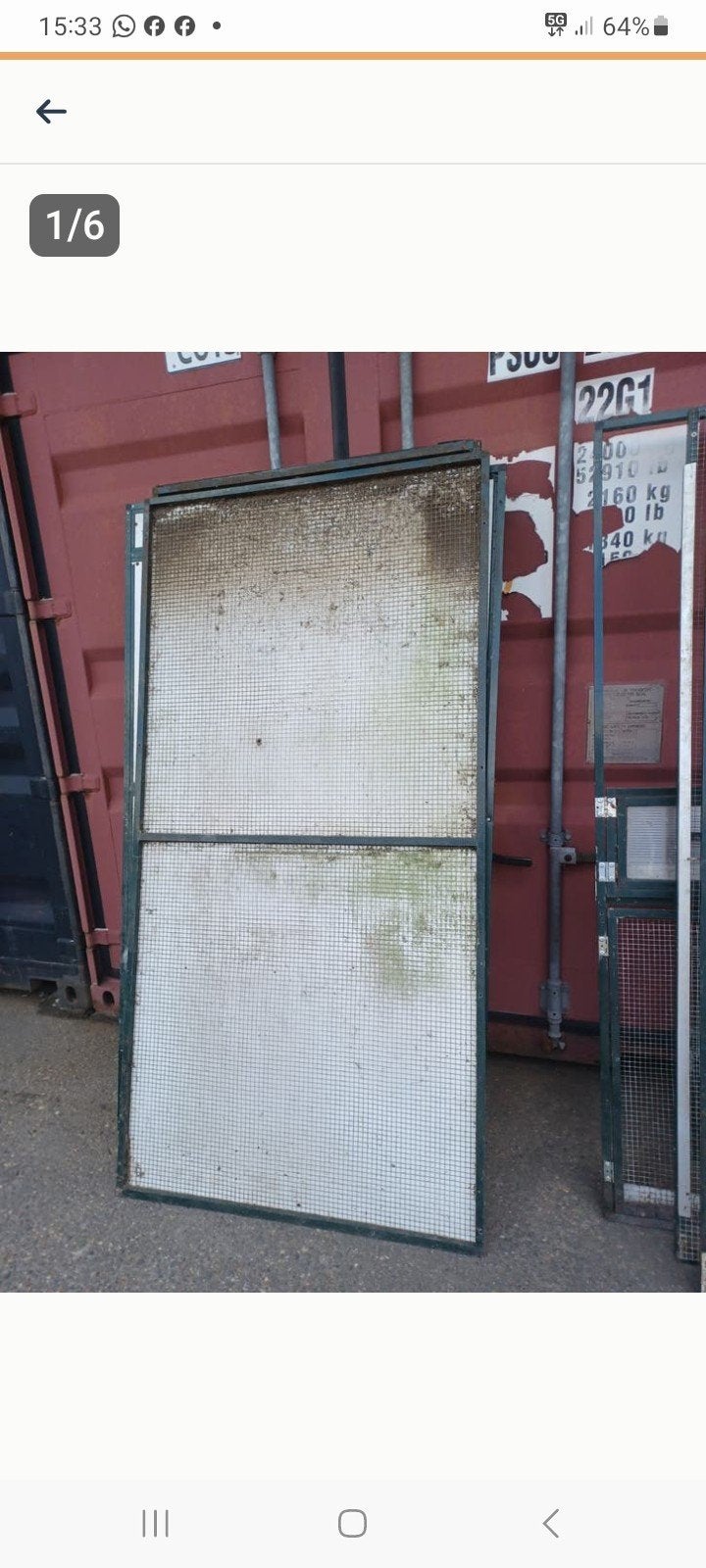Diverse gebruikte volière panelen, Dieren en Toebehoren, Ophalen of Verzenden, Gebruikt, Aluminium, Volière