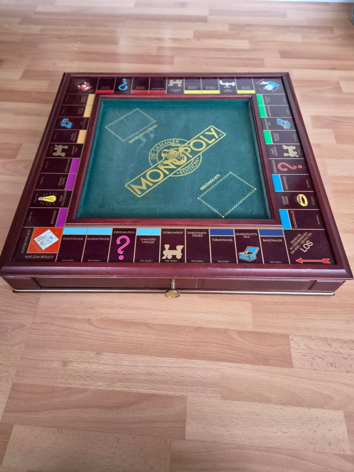 Luxe Duits Monopoly "Franklin mint", Ophalen, Zo goed als nieuw