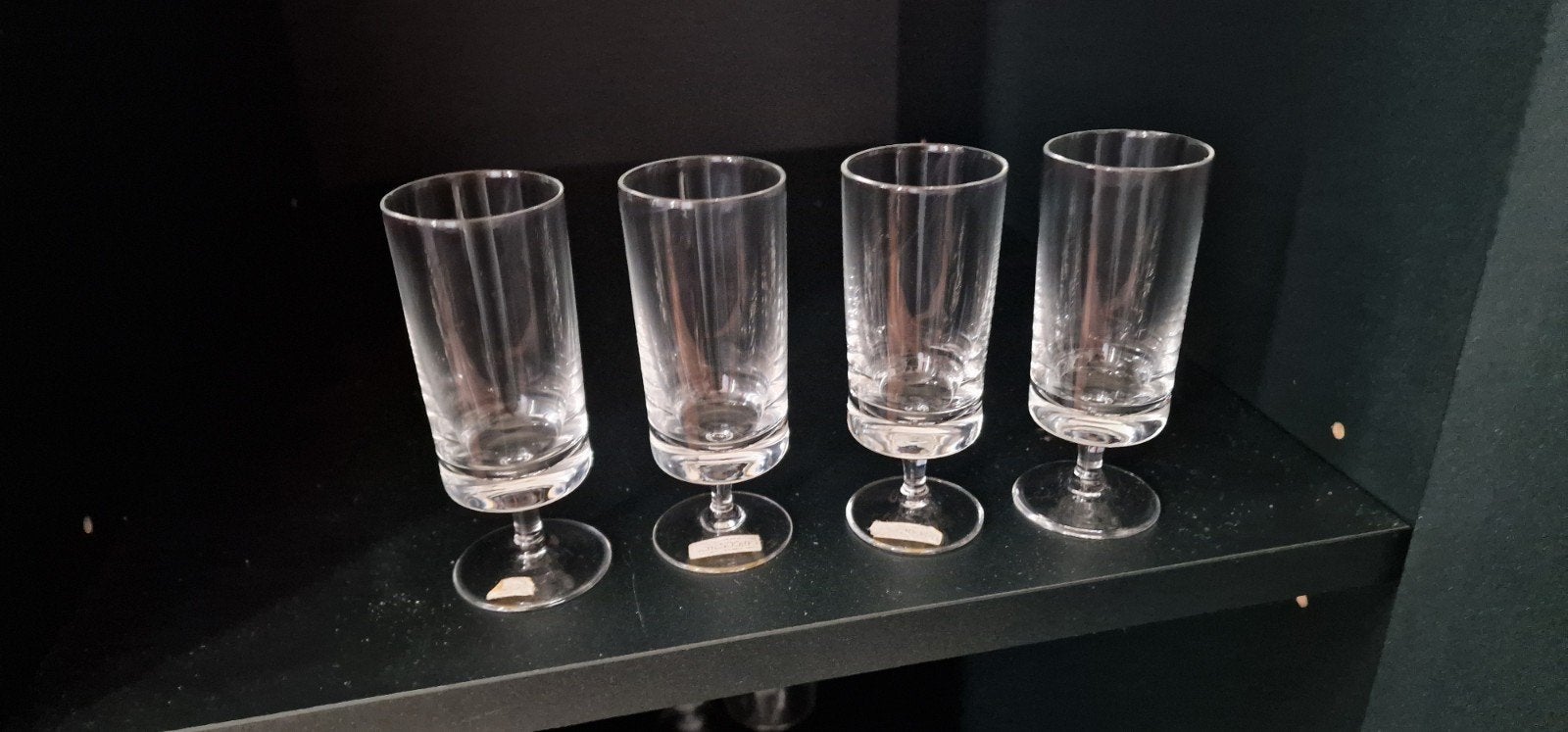 4 Vintage Ichendorf Glaasjes - Elegant en Tijdloos, Ophalen of Verzenden