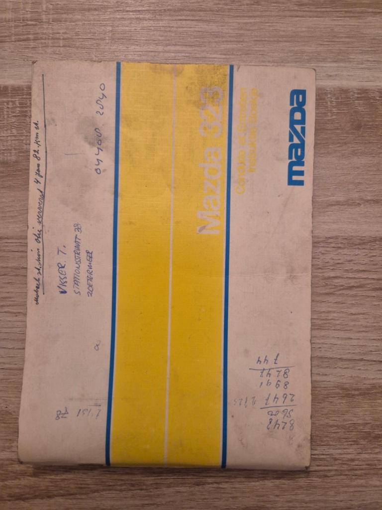 Instructieboekje mazda 323 1978, Auto diversen, Handleidingen en Instructieboekjes, Ophalen of Verzenden