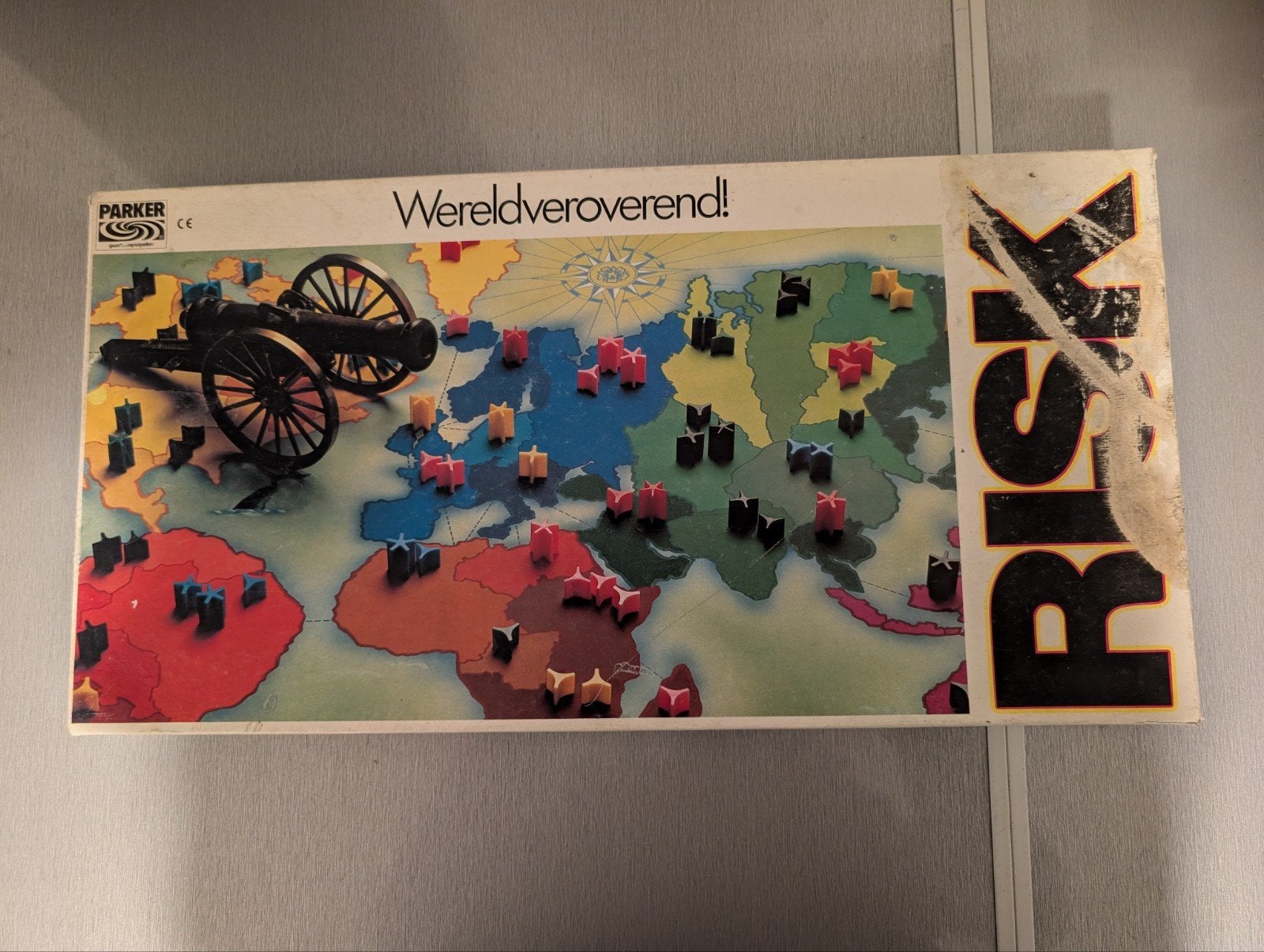 Risk bordspel - Wereldveroverend! Klassieke editie, Drie of vier spelers, Ophalen of Verzenden, Gebruikt, Parker