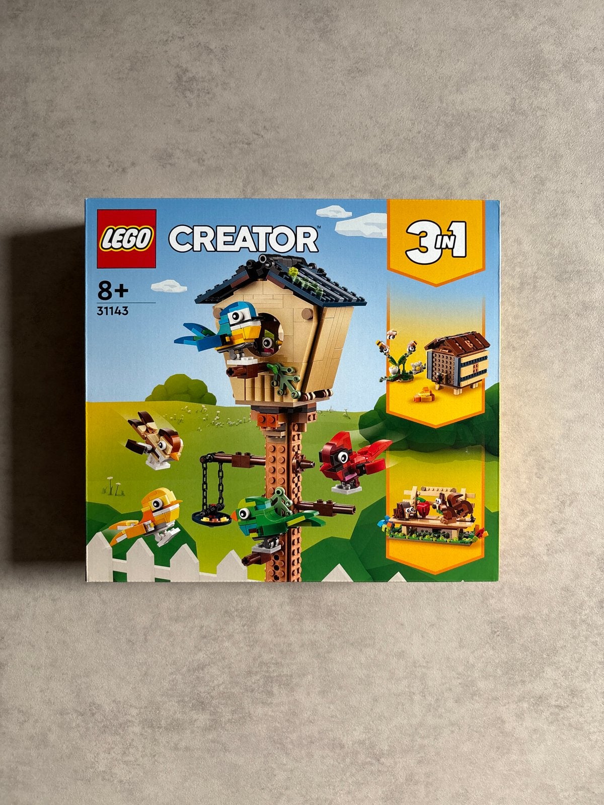 LEGO Creator 3in1 Vogelhuisje 31143 - Nieuw in doos, Ophalen of Verzenden, Nieuw