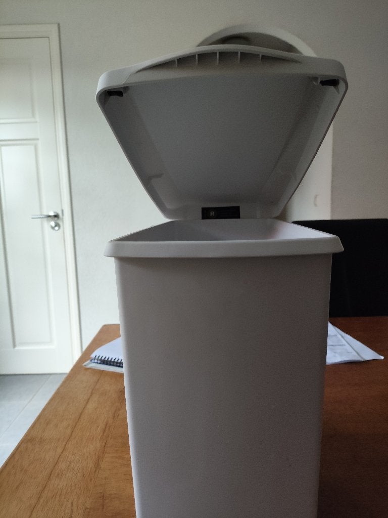pedaalemmer voor toilet/badkamer, Ophalen, Kunststof, Met pedaal, Nieuw