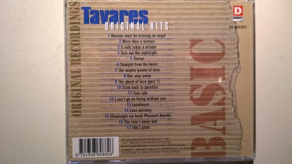 Tavares - Original Hits, Ophalen of Verzenden, Zo goed als nieuw, Disco