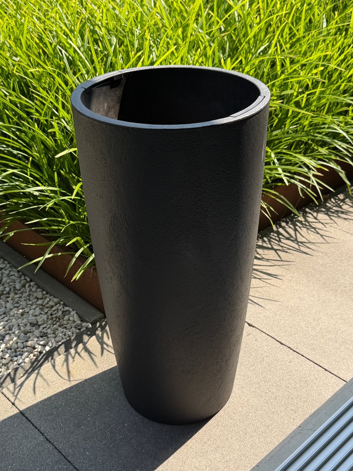 Bloempot - 70cm. hoog - NIEUWSTAAT, Tuin en Terras, Bloempotten, Ophalen, Rond, Zo goed als nieuw, Minder dan 25 cm