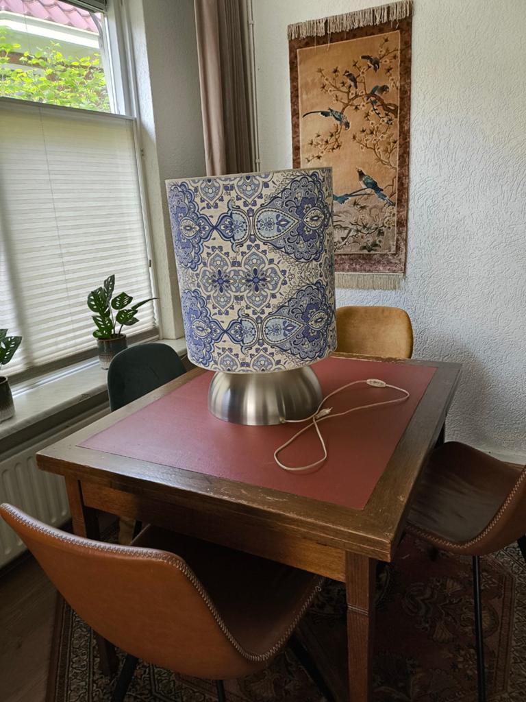Prachtige lamp, Delfts blauwe stijl, Ophalen, Gebruikt