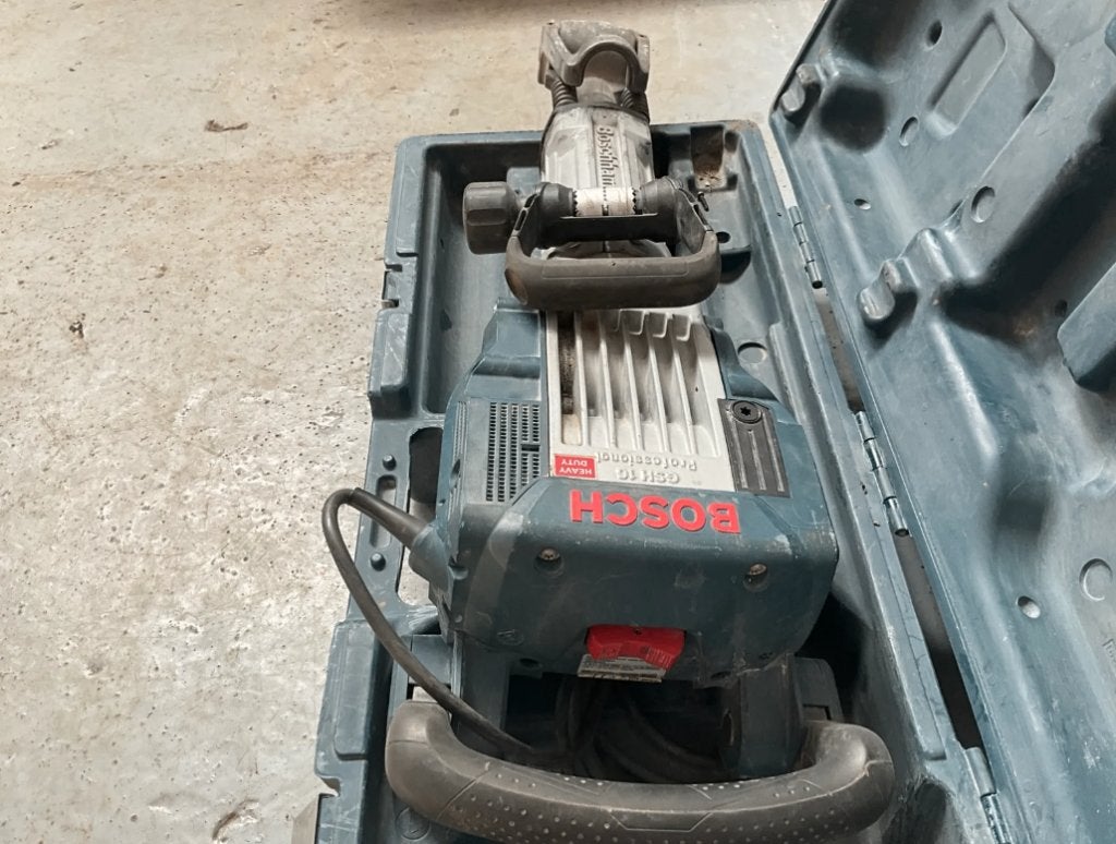 Bosch GSH 16 Breekhamer 1750W Incl. Koffer Bouwjaar 2020, Ophalen of Verzenden, Gebruikt, 600 watt of meer, Boor- en/of Breekhamer