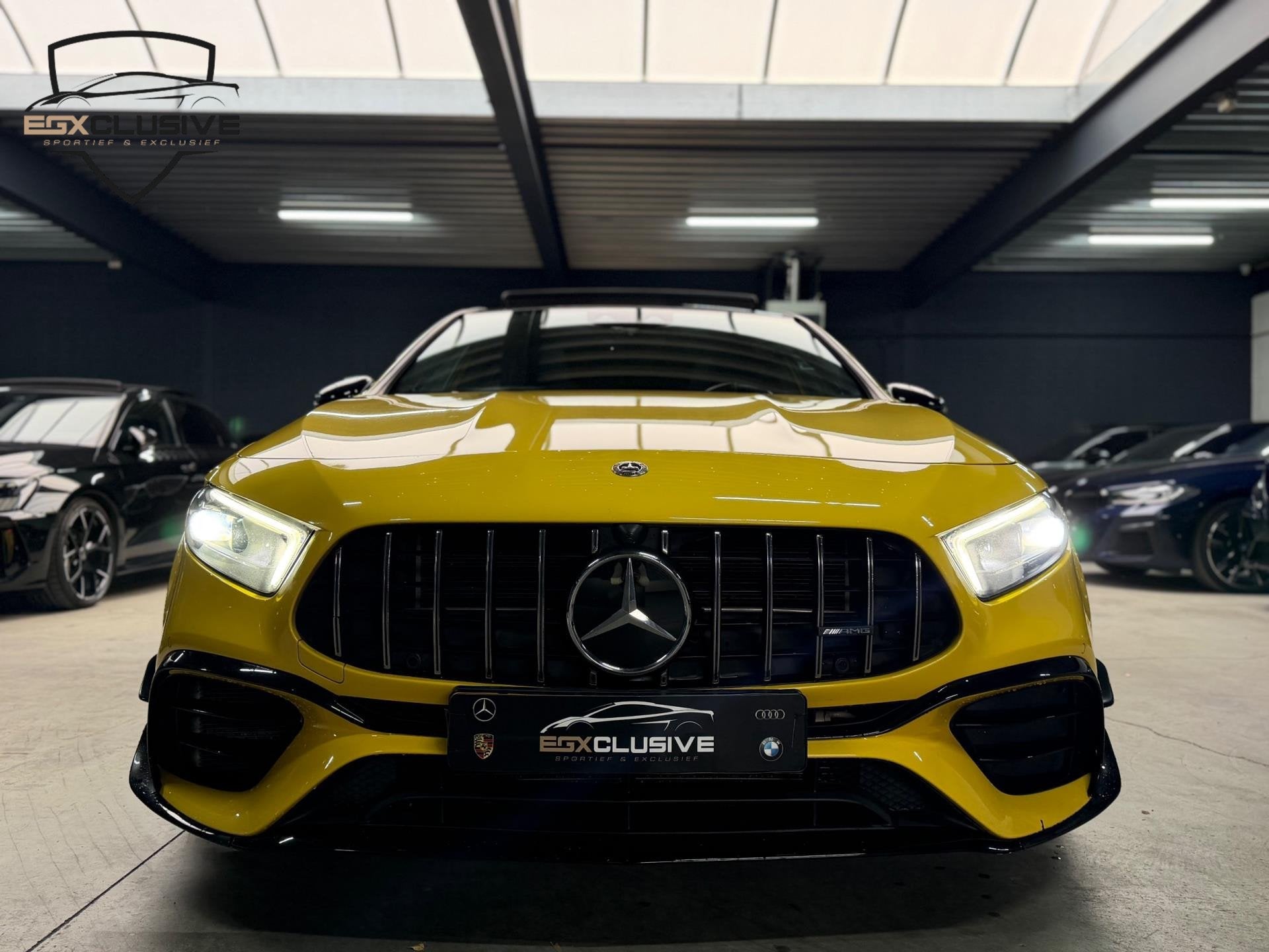 Mercedes-Benz A-klasse AMG 45 S 4MATIC+ Edition 1 HUD/360Cam, Auto's, Automaat, Dealer onderhouden, Gebruikt, Euro 6