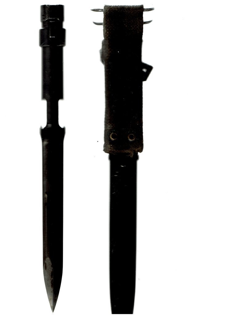 Belgische bajonet, Verzamelen, Ophalen of Verzenden, Landmacht, Overige gebieden, Mes of Dolk