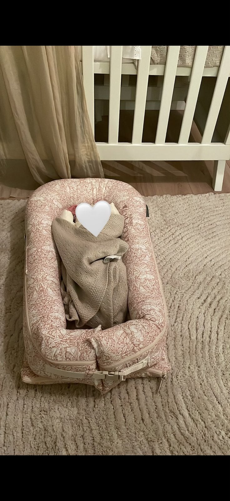 DockaTot Brer Rabbit babynestje roze, Ophalen, Zo goed als nieuw