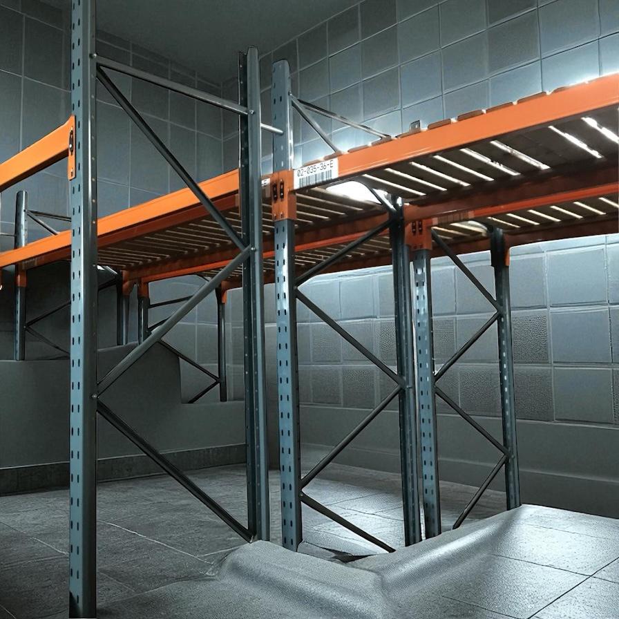 Z.g.a.n.Partij Dexion P90 Palletstellingen 2.9 m H/ 2.7 m Br, Ophalen, Zo goed als nieuw