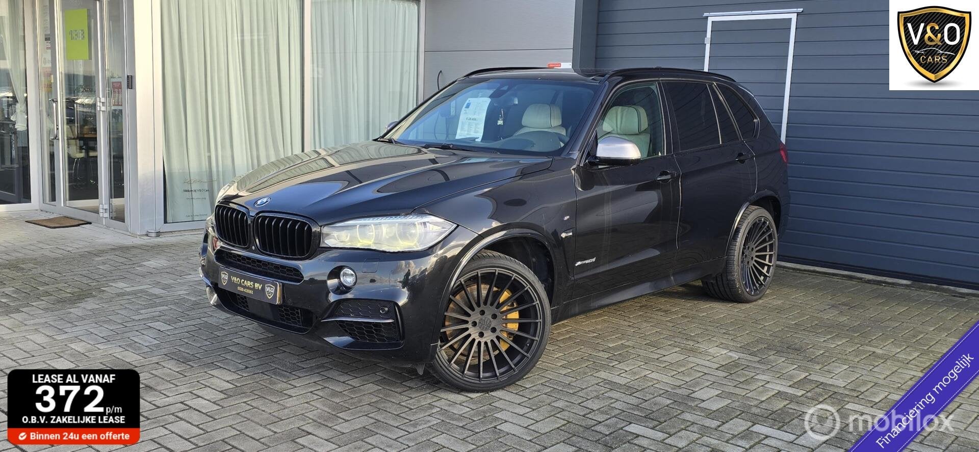 BMW X5 M50d, Auto's, 15 km/l, 2993 cc, Zwart, Leder