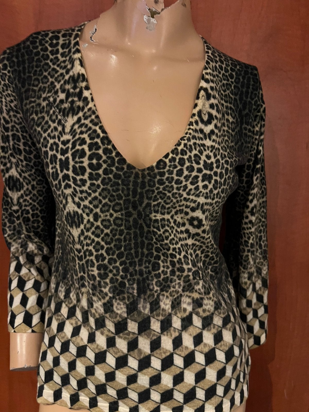 Cavalli CLASS trui maat M 100% wol origineel zgan beige, Maat 38/40 (M), F, F, Beige