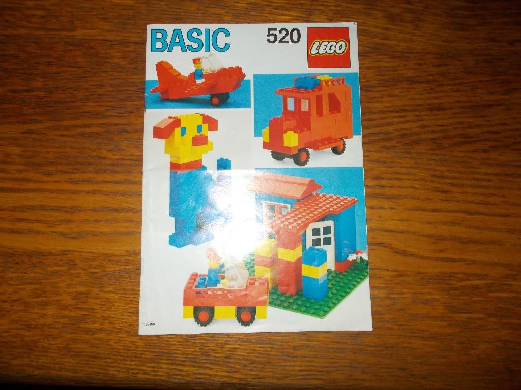 Lego nr 520 bouwboekje basic, Ophalen of Verzenden, Gebruikt, Lego