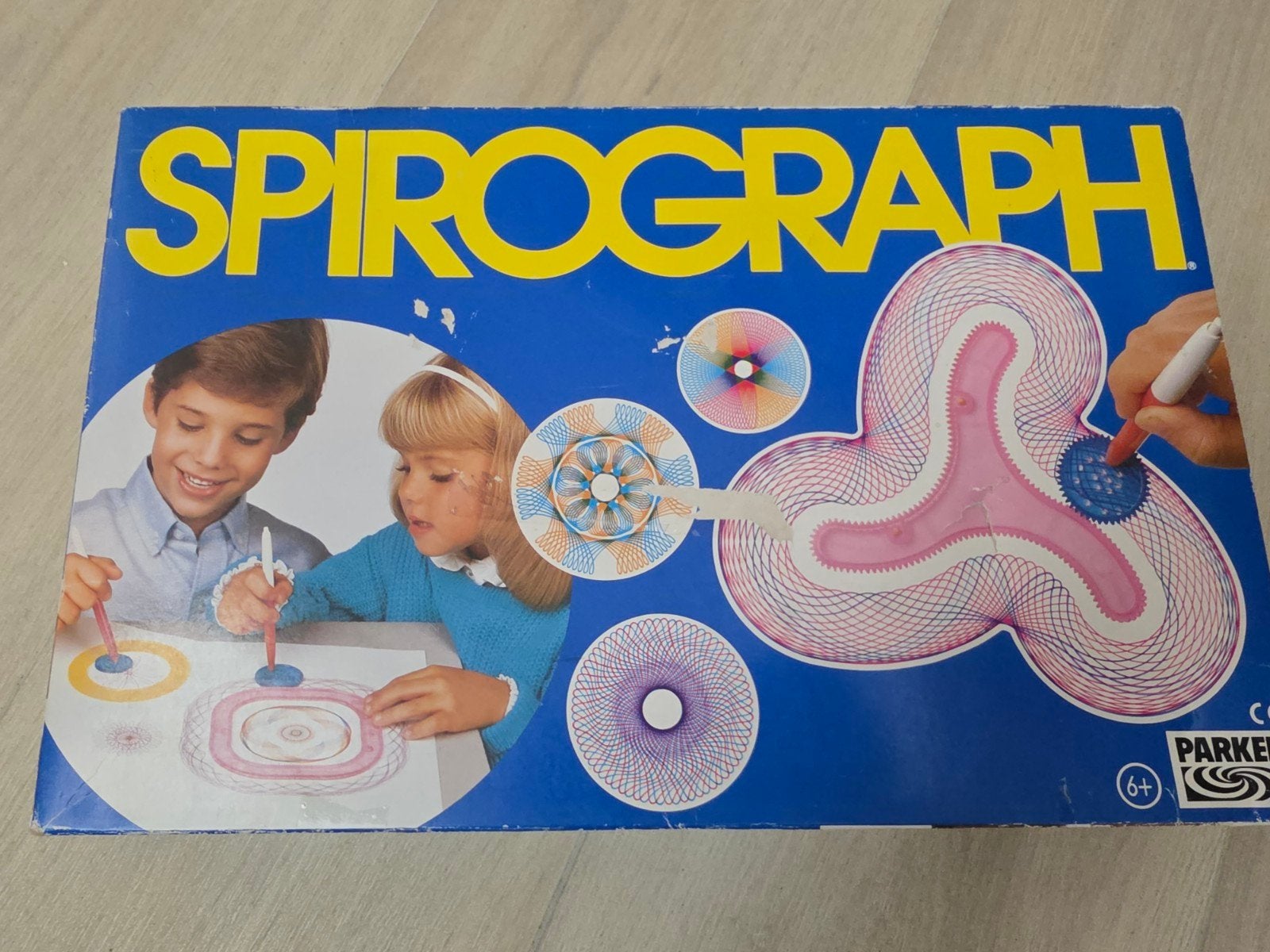 Spirograph tekenset - Vintage, bijna compleet, Ophalen of Verzenden, Gebruikt, Knutselen