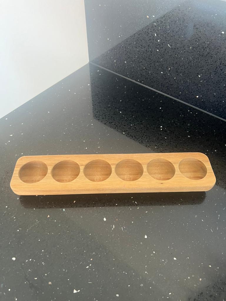 Houten Eierhouder voor 6 eieren, Ophalen of Verzenden