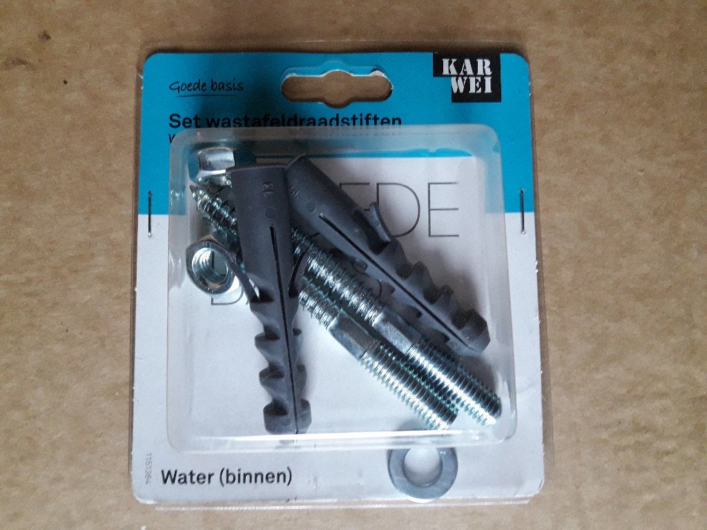 set wastafeldraadstiften , nieuw, draadstiften voor wastafel, Doe-het-zelf en Verbouw, Sanitair, Ophalen of Verzenden, Nieuw, Overige typen