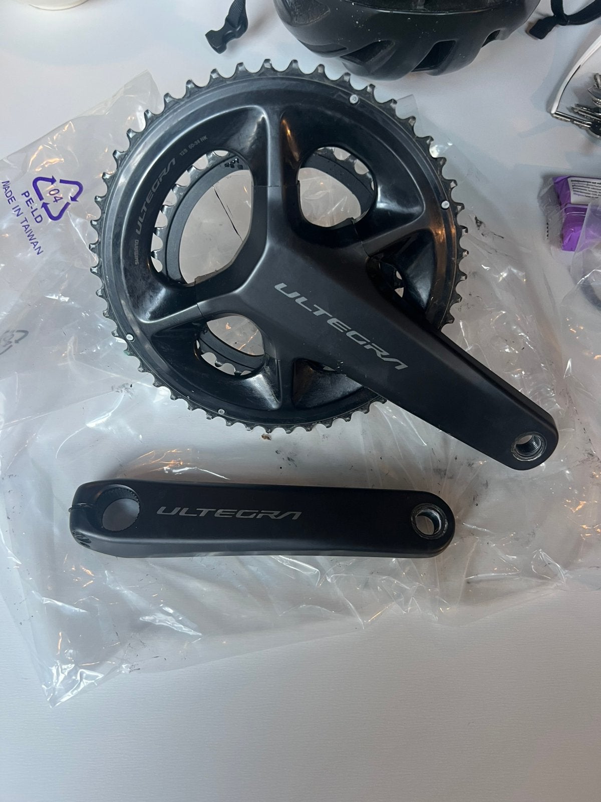 Ultegra Crankstel 50/34 172,5, Fietsen en Brommers, Fietsonderdelen, Ophalen, Gebruikt, Racefiets, Crankstel of Pedalen